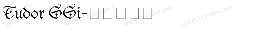Tudor SSi字体转换
